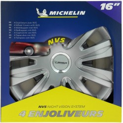 Enjoliveurs 15 pouces style alu Michelin 9110 