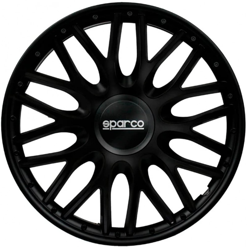 Enjoliveurs 13 pouces Noir SPARCO Roma facile à installer 